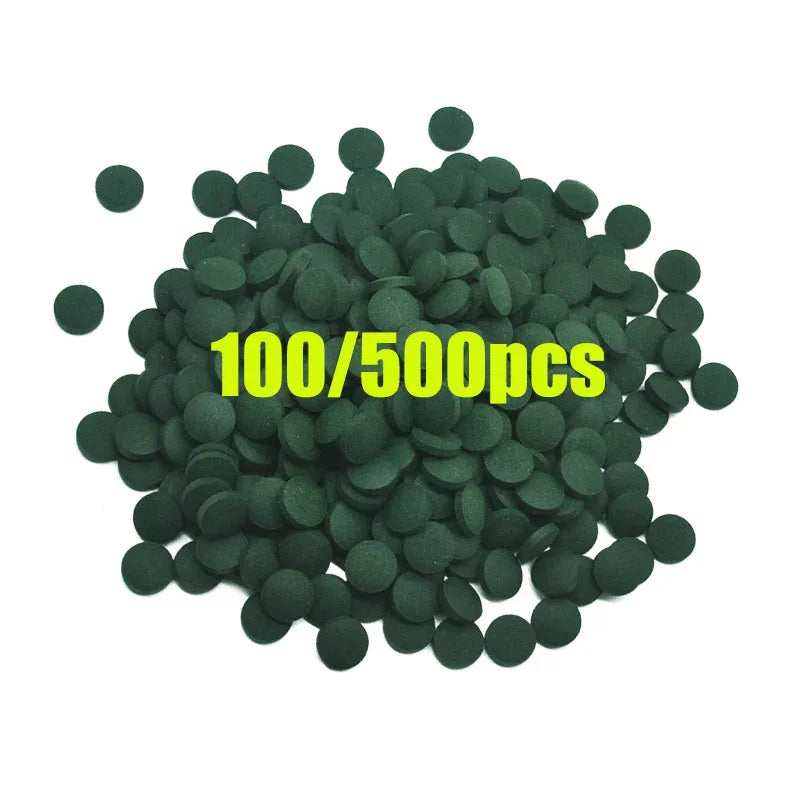 SpirulinaPro Hochreine Tabletten - 200g Volumen, 50–2000g