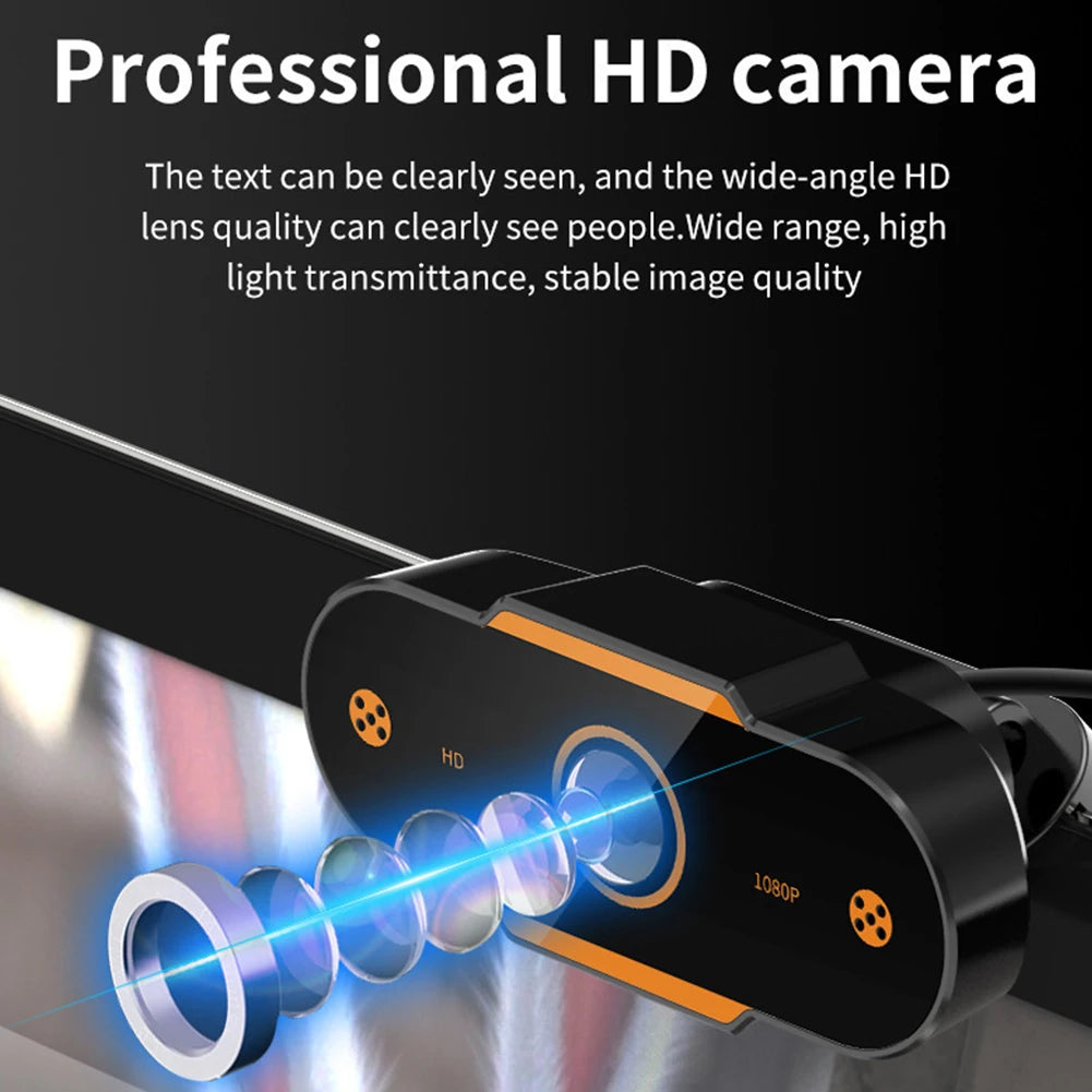 Fanmuran Webcam USB 4K - CMOS Sensor, 480P, Mikrofon