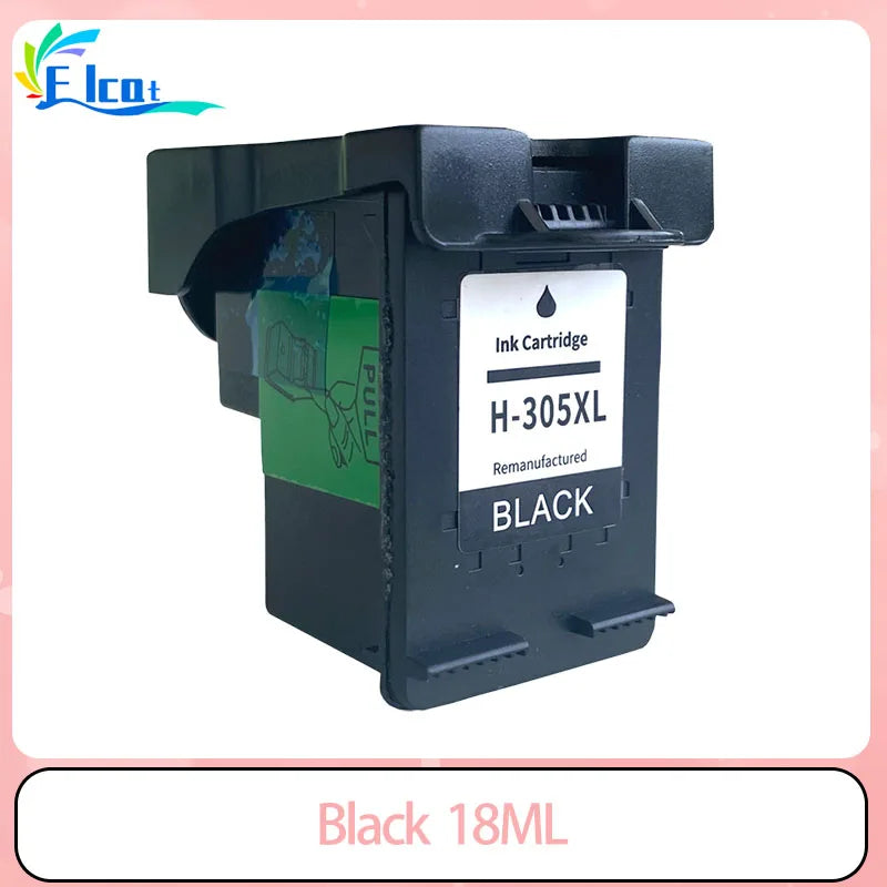 CHANGXI 305XL Wiederaufbereitet - 18ml Schwarz 18ml Farbe HP
