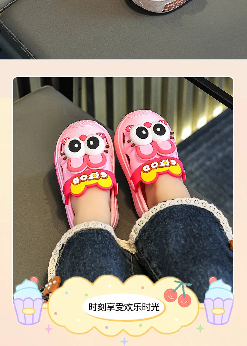 Kinder-Hausschuhe 2025: Sommer Cartoon Cool-Beach - Indoor Comfort Collection