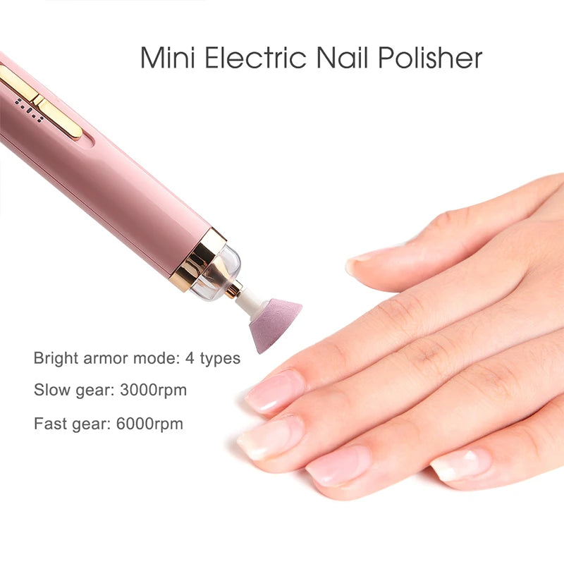 Choice 5in1 Elektrische Nagelfräse Mit Licht - 20000RPM 5W
