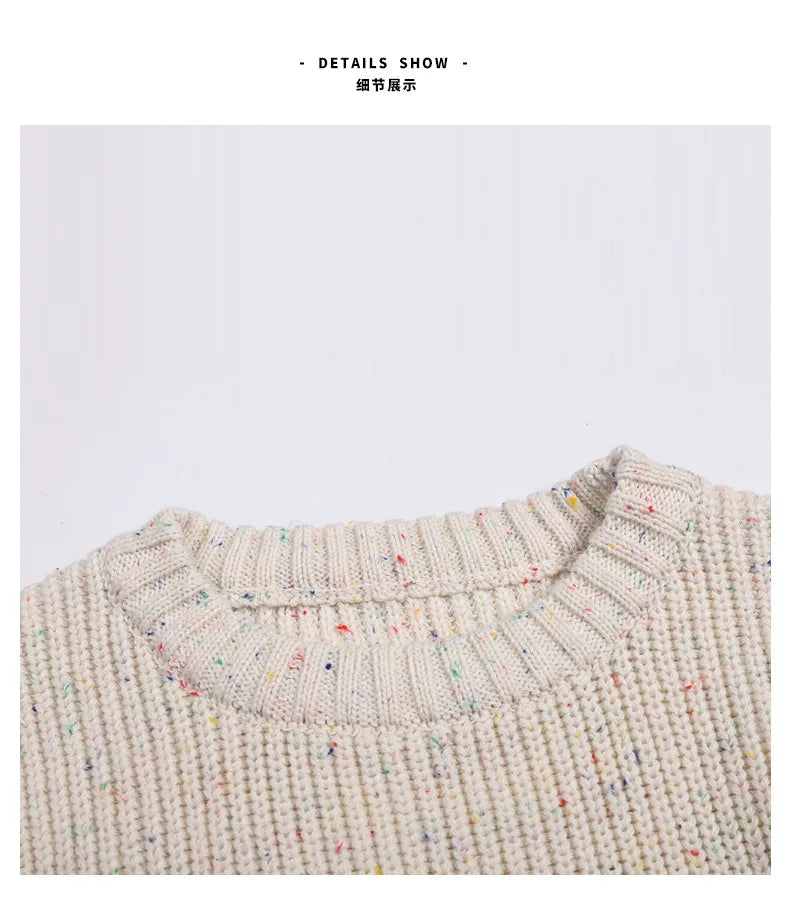 KidsJoy Herbstpullover Grobstrick - Unisex 3-6J Langarm