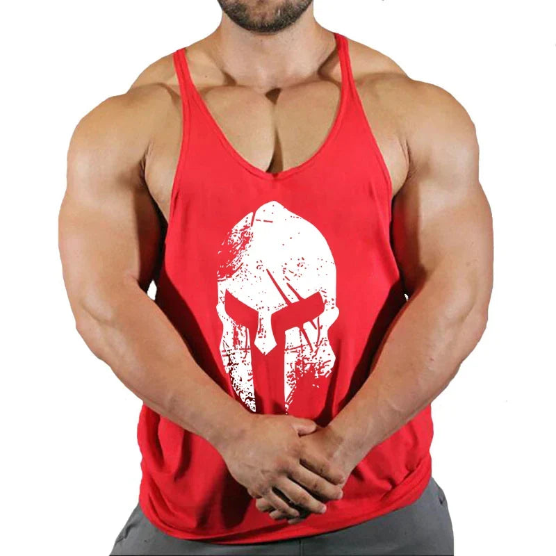 Men gym stringer tank – muscle workout vest for fitness