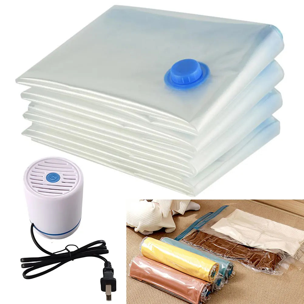 VakuumPro 6er Ventilbeutel - 6 Stk 80x60cm Platzsparend