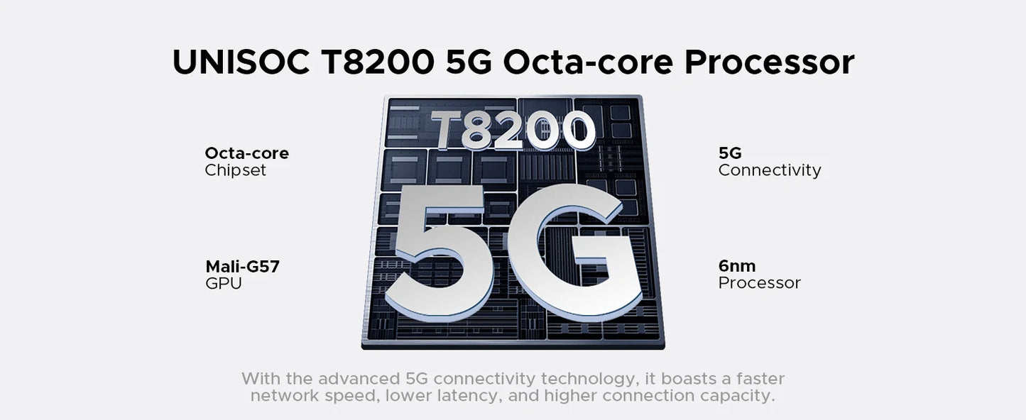 DOOGEE Note 59 5G - 6250 mAh Akku, Unisoc T820, 6,75 Zoll Display