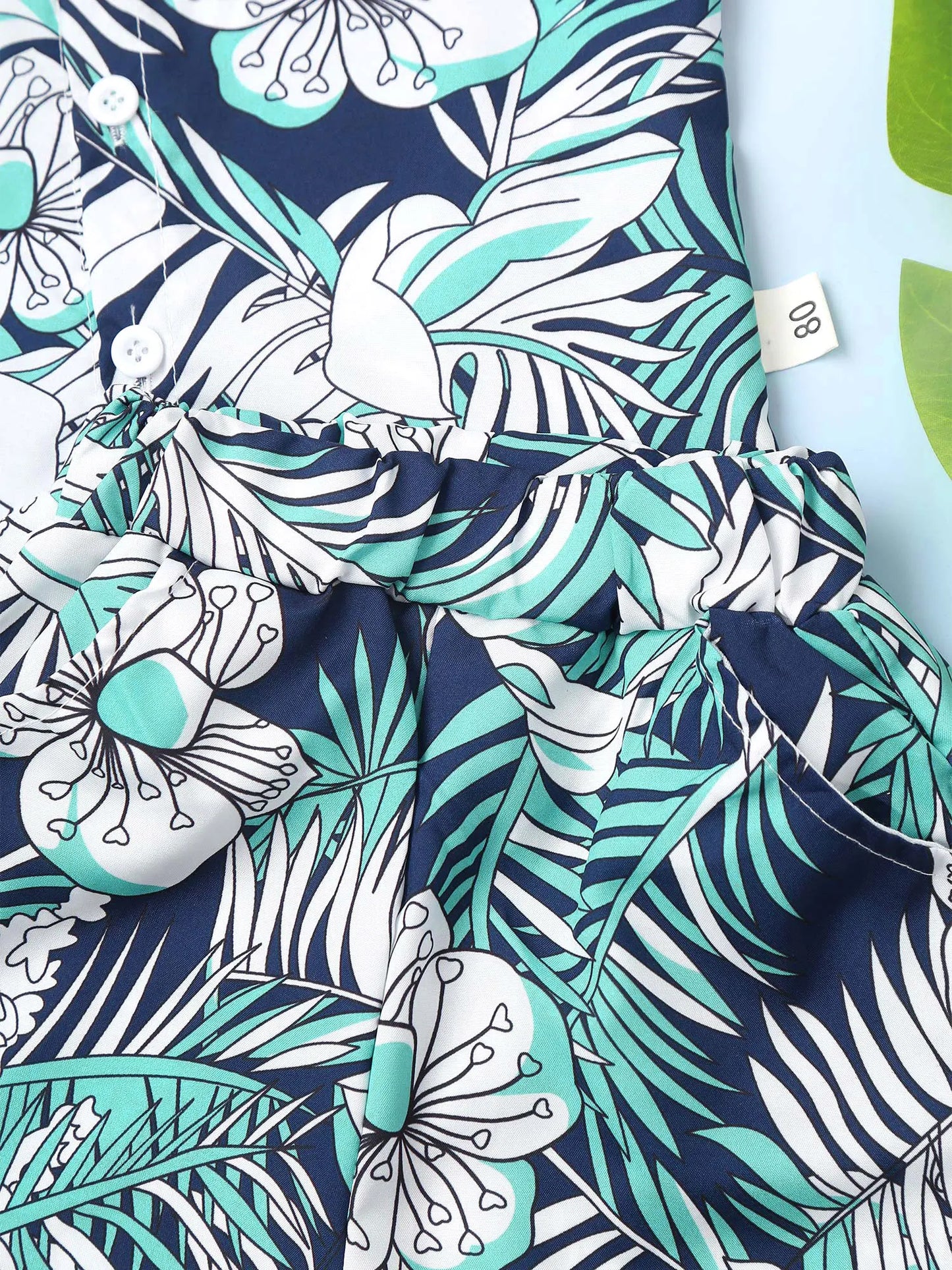 Jungen-Sommer-Set 2025: Hawaii-Hemd & Shorts - Premium Vacation Collection