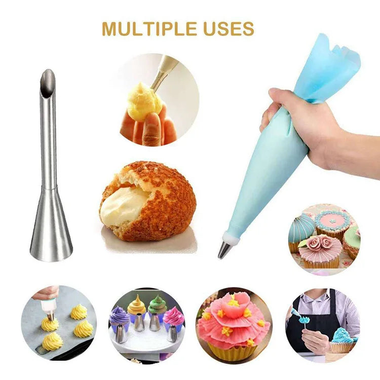 MEXQCH Puff Mou Spritzdüse Edelstahl - Set 4 Stück Ø6mm