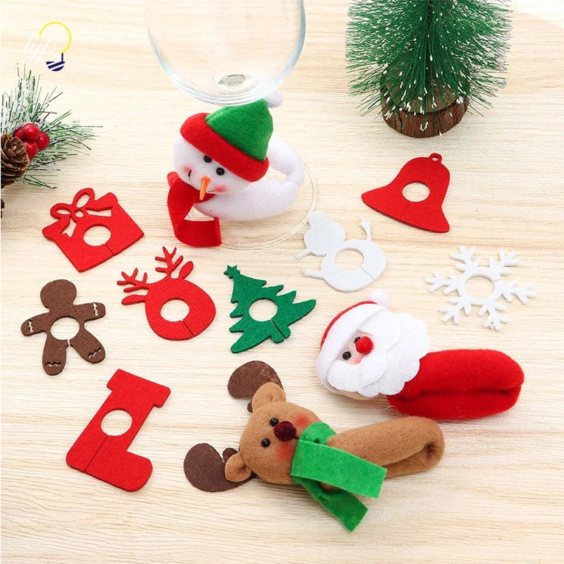 Choice Weinglas-Dekoration - Größe ca. 8 cm, Material Kunststoff