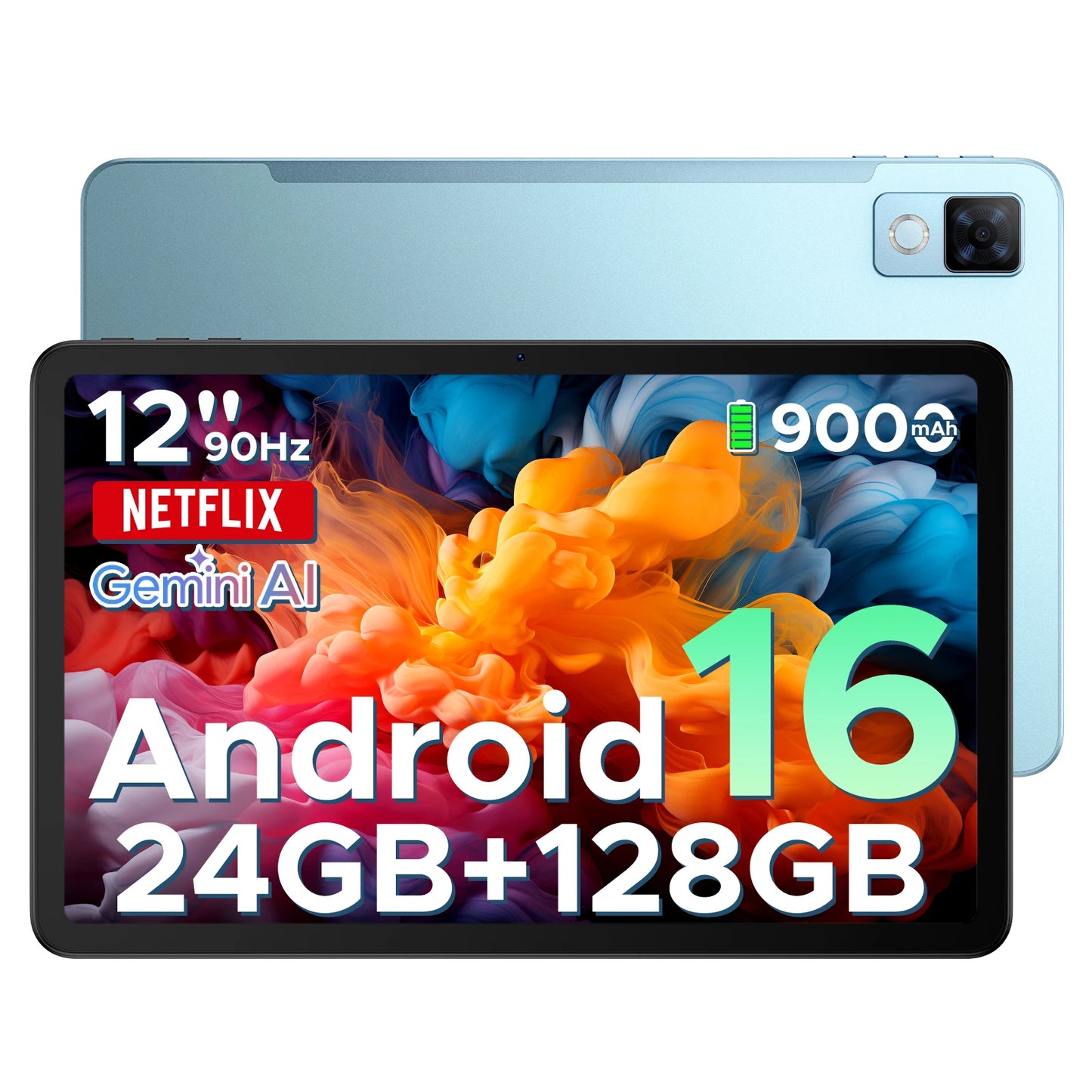 DOOGEE U12 Ultra Dünn - Speicher 128GB Akku 9000mAh Display 12 Zoll