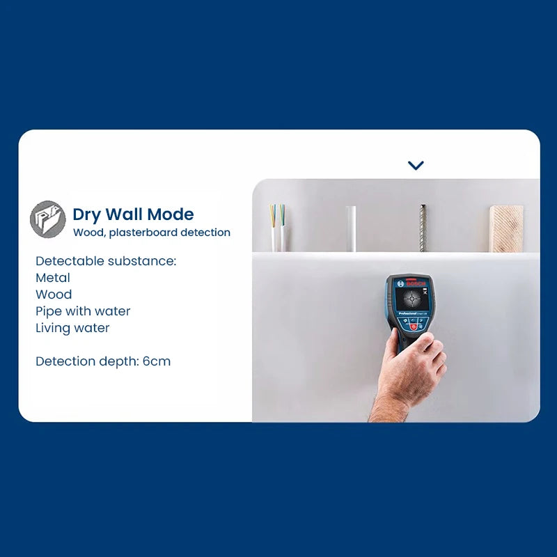 Scaner de perete 2025: Detector de perete Bosch Professional - Scaner digital pentru cabluri sub tensiune