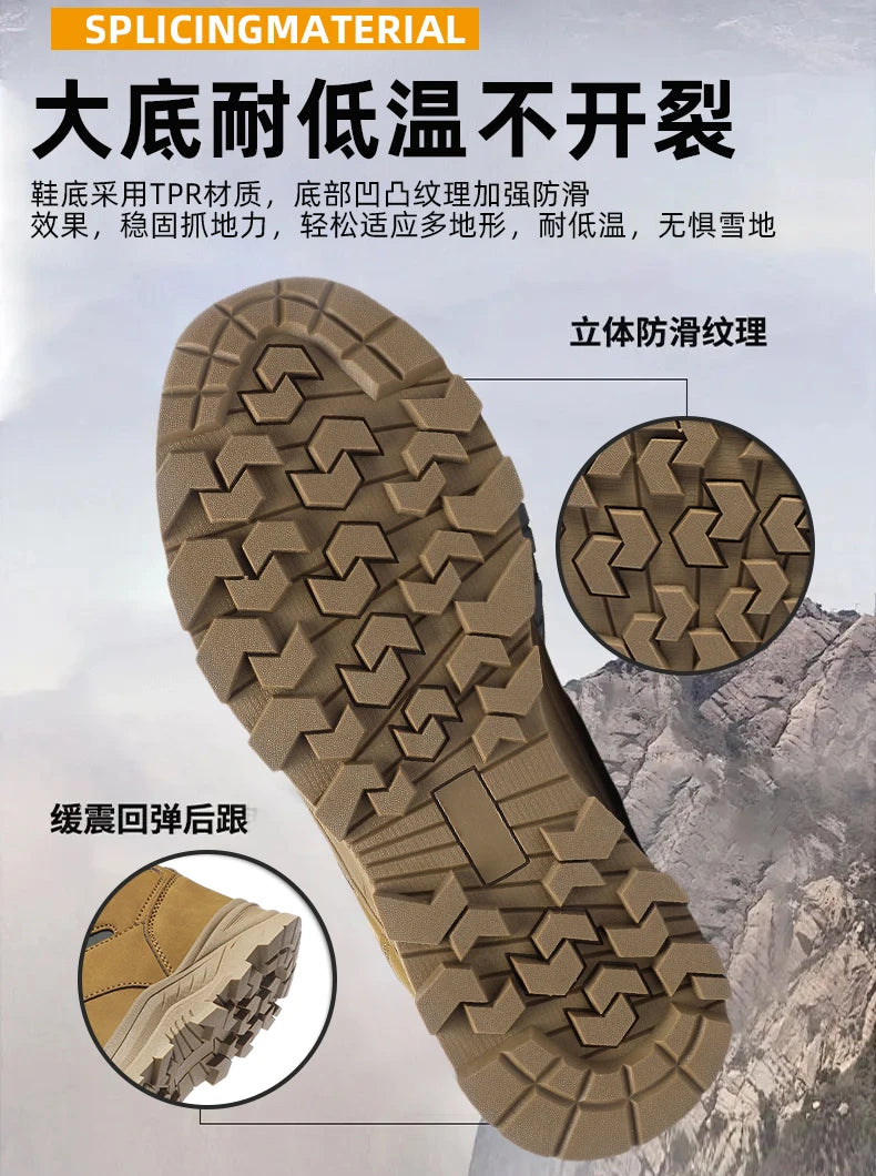 Ghete de iarnă Lexsan Allround cu șireturi, impermeabile - mărime până la gleznă, talpă antiderapantă