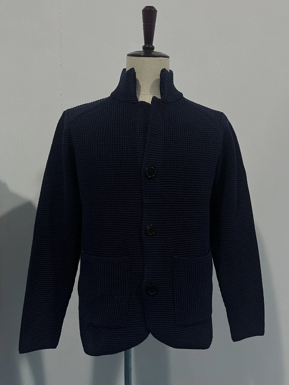 mandylandy Cardigan Stehkragen Slim Fit - Größe M Polyester