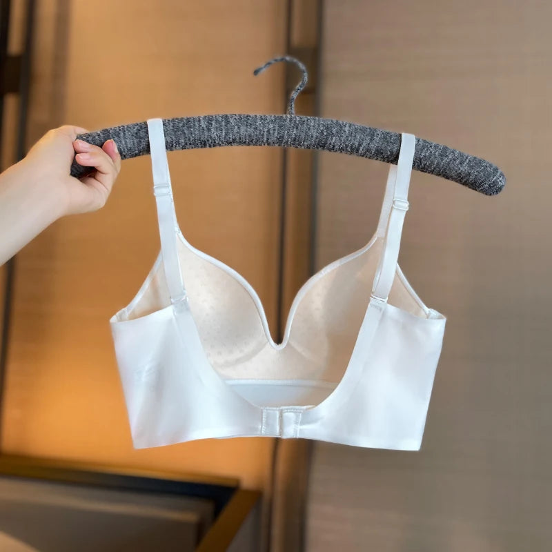 Backless Bra Invisible Bralette Lace Wedding Bras Low Back Underwear Push Up Brassiere Women Seamless Lingerie Sexy Corset Bra