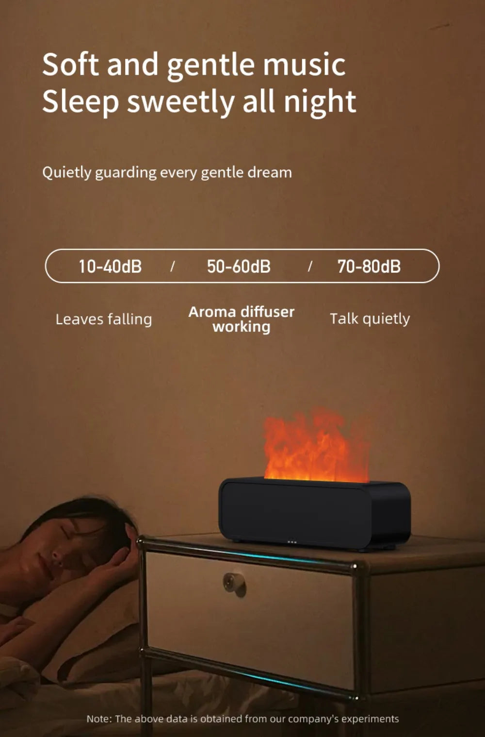 Humidifier Flame Aromatherapy Diffuser Can Add Essential Oils 7 Colours Flame Diffuser Timing Protection USB Desktop Humidifier