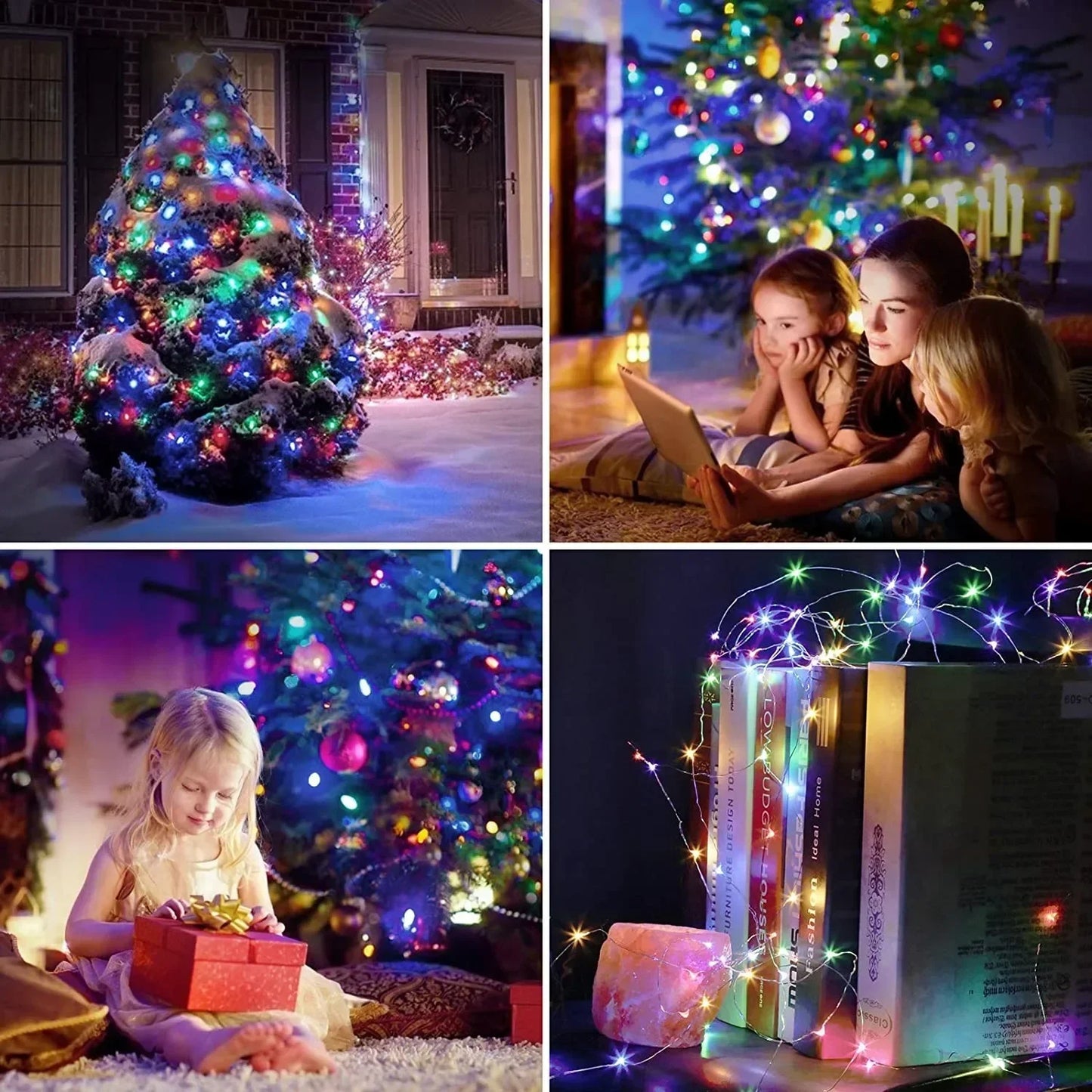 OKAL RED EAST Wasserdichte LED Kupferdraht - Länge 5-30 m, USB, 8 Modi