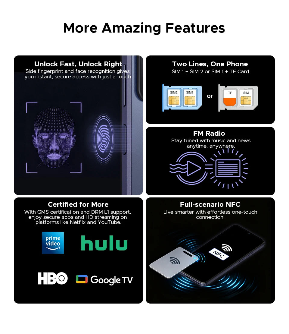 DOOGEE Note56 Plus Großer Akku - 6150mAh, 18W, 6,56 Zoll