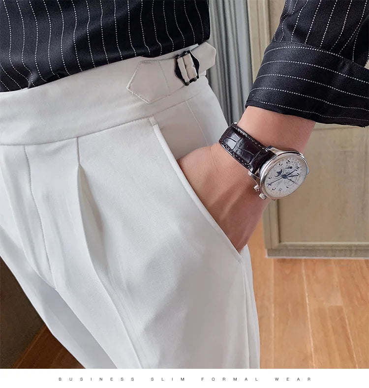 HUBEI B365 Slim Fit - Herren Polyester Hose Gr.29-36