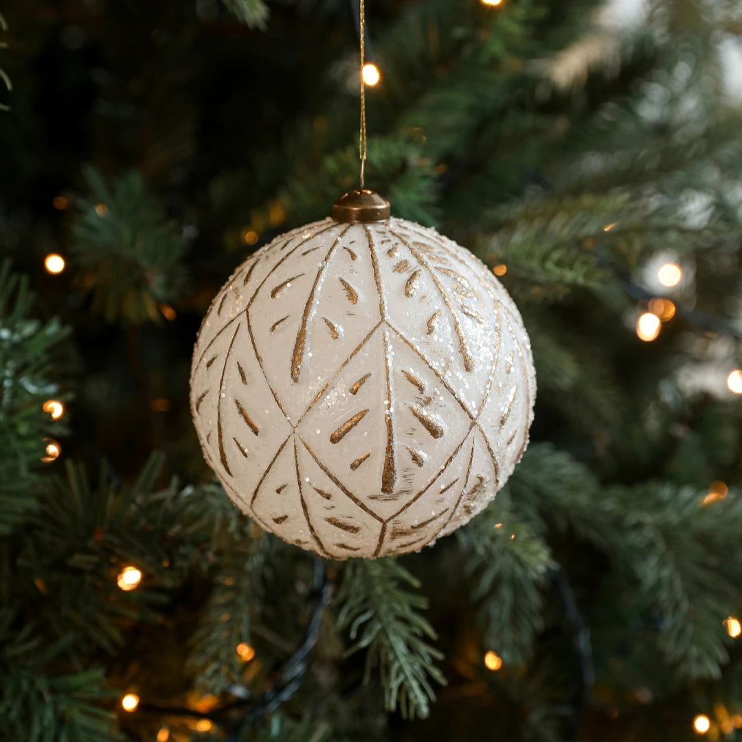 Weihnachten Hängende Anhänger Retro Weiß Gold Ornament Matte Schneeflocke Dekoration Hochwertige Weihnachtsbaum Dekoration Für Fenster