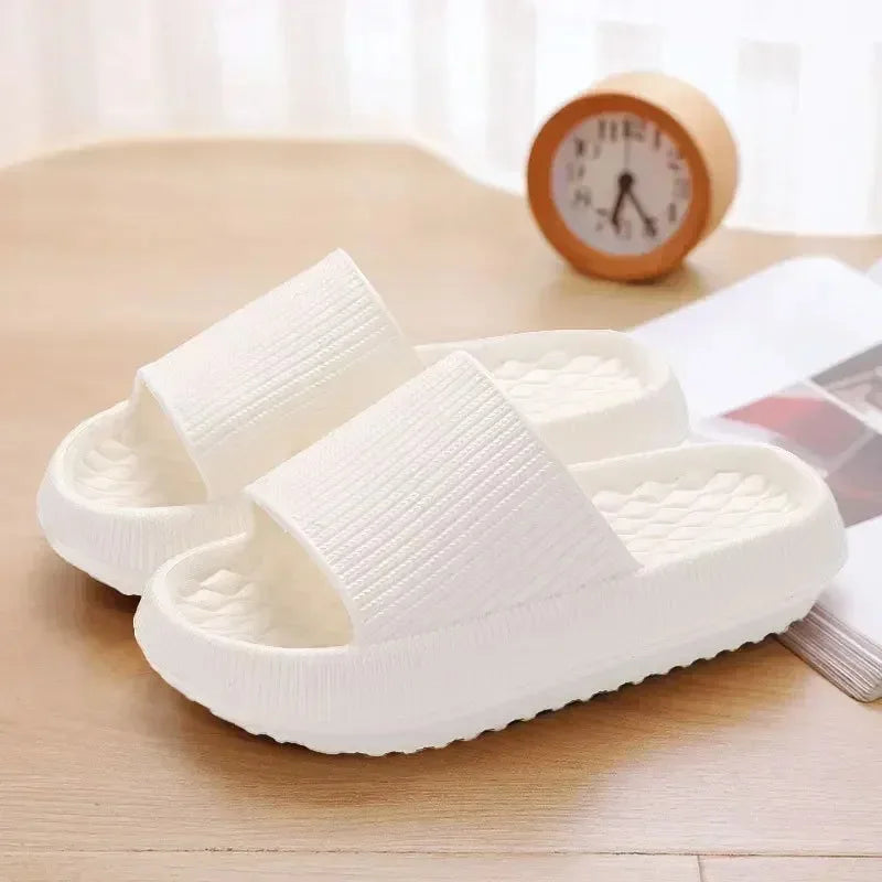 Frauen Dick Plattform Cloud Hausschuhe EVA Weich Sohle Kissen Slides Sommer Strand Flip Flops Frauen Rutschfest Badezimmer Heim Hausschuhe