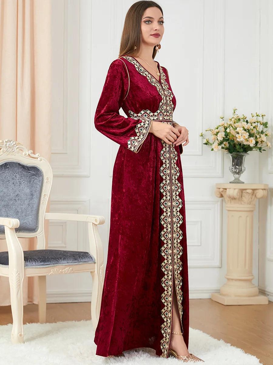 Elegant Dubai inspired dress for muslim women,Modest & stylish fashion