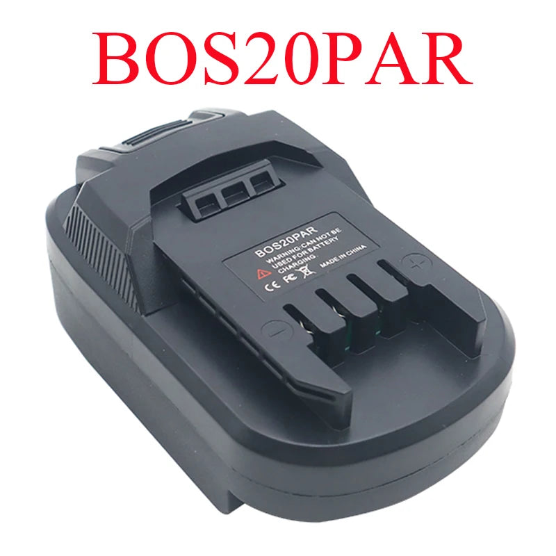 BOS20PAR Battery Converter Adapter For Bosch 18V To Lidl Parkside X20V Li-Ion Battery For Parkside Cordless Drill Tool Parts