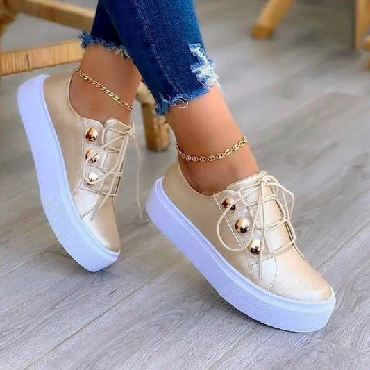 Women's Sports Sneakers Platform Shoes Fashion Wedges Female Tennis Casual Lace Up Running Ladies Footwear 2023 Zapatillas Mujer