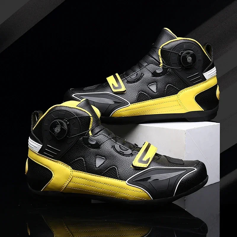 CN Fujian Leder Motocross Stiefel Knöchelhoch - Plus Size Antirutsch Atmungsaktiv