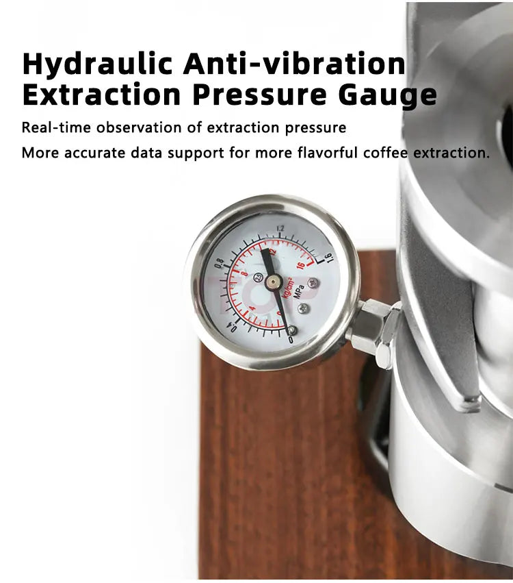 ITOP 1-16 Bar Hand-pressed Coffee Machine Manual Espresso Commercial Home Extraction Variable Pressure Lever Coffee Maker