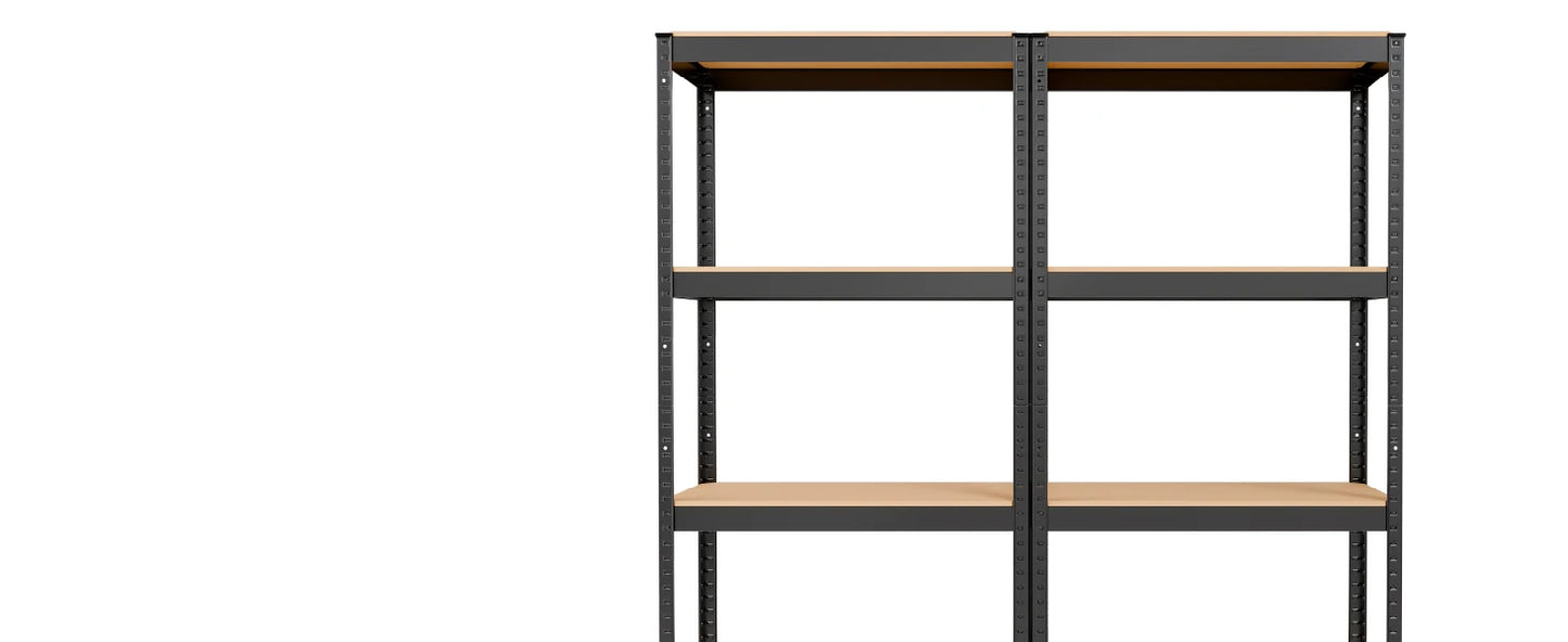 NBVCX Lagerregal Schwerlast - Traglast 640 Kg, 160x80x40 Cm, 8 Ebenen by Golden Bridge Store