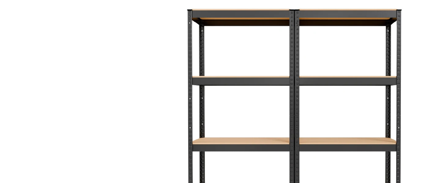 NBVCX Lagerregal Schwerlast - Traglast 640 Kg, 160x80x40 Cm, 8 Ebenen by Golden Bridge Store
