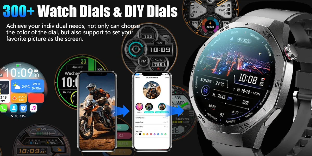 Huawei GT5 Pro AMOLED Display - 1.52 Zoll GPS IP68 Puls