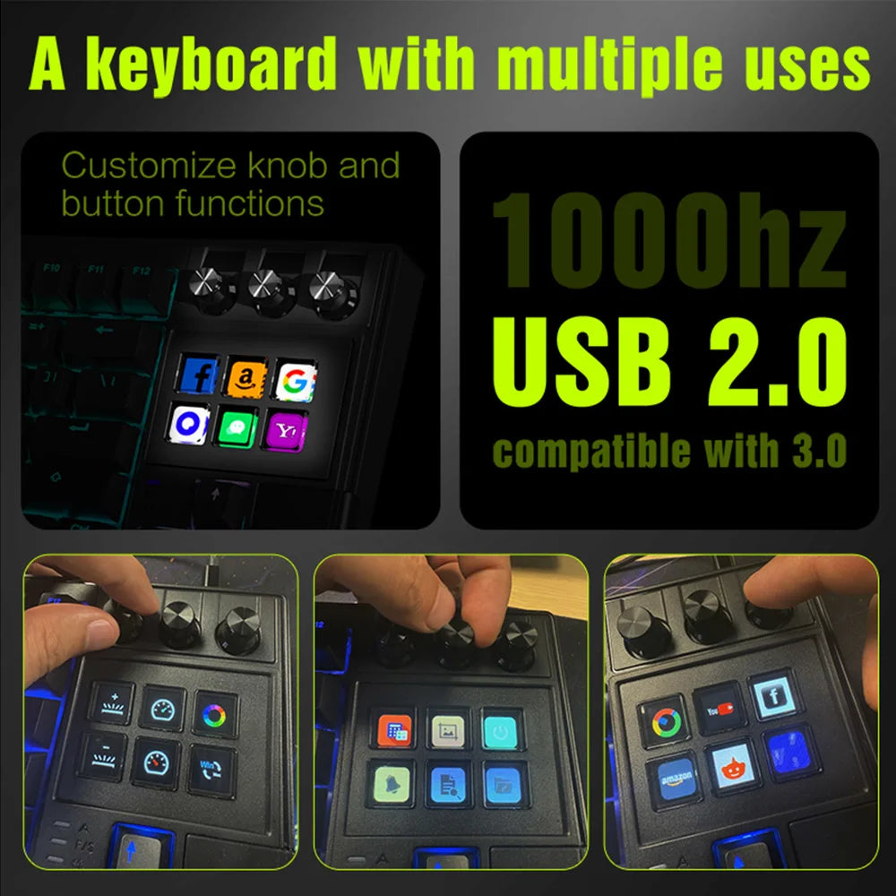 MRSVI K1 PRO LCD-KI-Tastatur - 80% mechanisch Hot-Swap