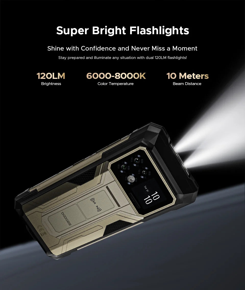 DOOGEE S200 Max Outdoor 5G - 22000 mAh Akku, 66 W, 6,72 Zoll