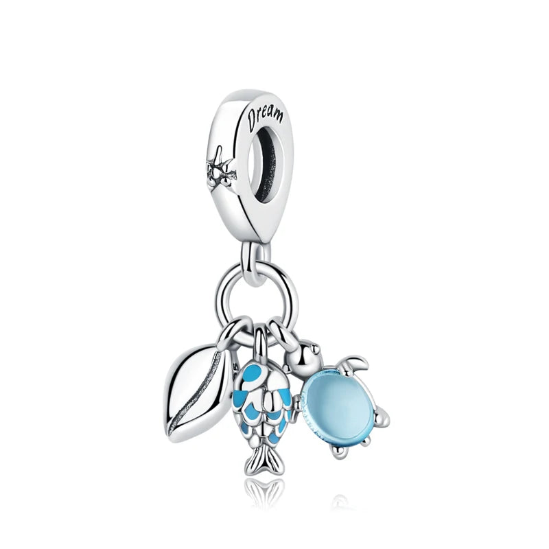 Originale 925 Sterling Silber Charms Liebe Reise London Bus Koffer Paris Perlen passen für Pan Armbänder Halsketten Frauen DIY Schmuck