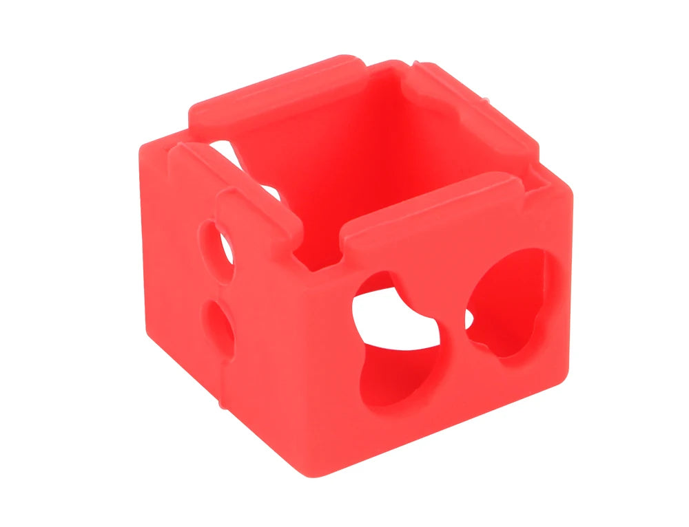 LERDGE Aluminium Heat Block For J-head Extruder HotEnd 3D Printers High Temp Silicone Socks Parts BP6 Heating Block Accessories