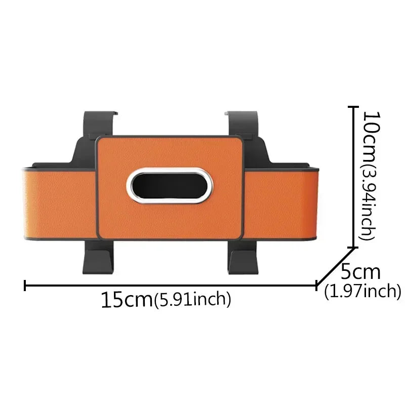 Multifunktion Auto Rücksitz Organizer Leder Innenraum Aufbewahrungstasche Auto Hängebox Für Verstauen Ordentlich Mit Handy Tissue Becherhalter