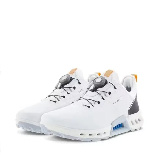 TAQCMSCN Echtes Leder Golfschuhe - Größe 42, TPU-Sohle, Leicht, Herren Für Training Und Spiel