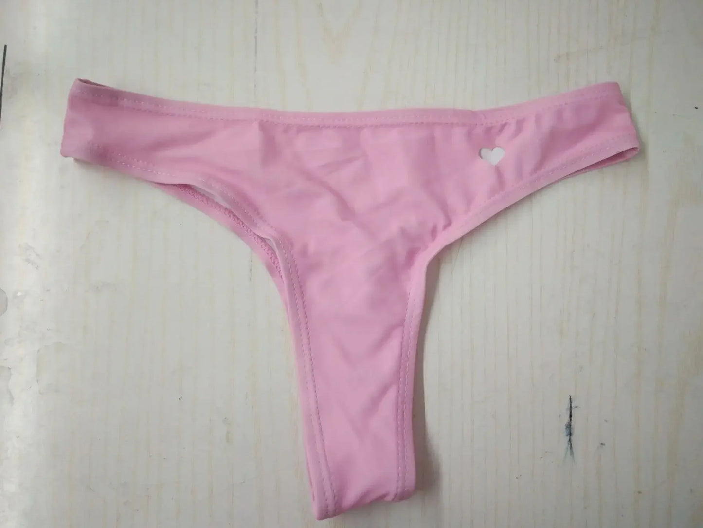 COZOK Bikini-Höschen 2025 - Brazilian Tanga Bottom in Weiß & Schwarz