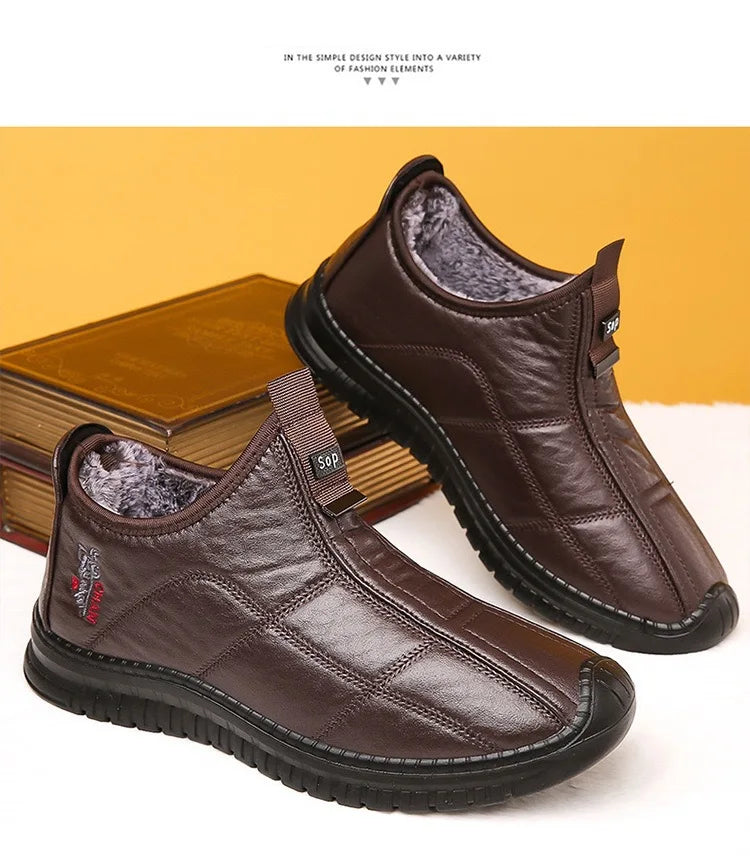 Henan Winterschuhe Velvet Warm - Größe 38-48, Wasserdicht, Rutschfest