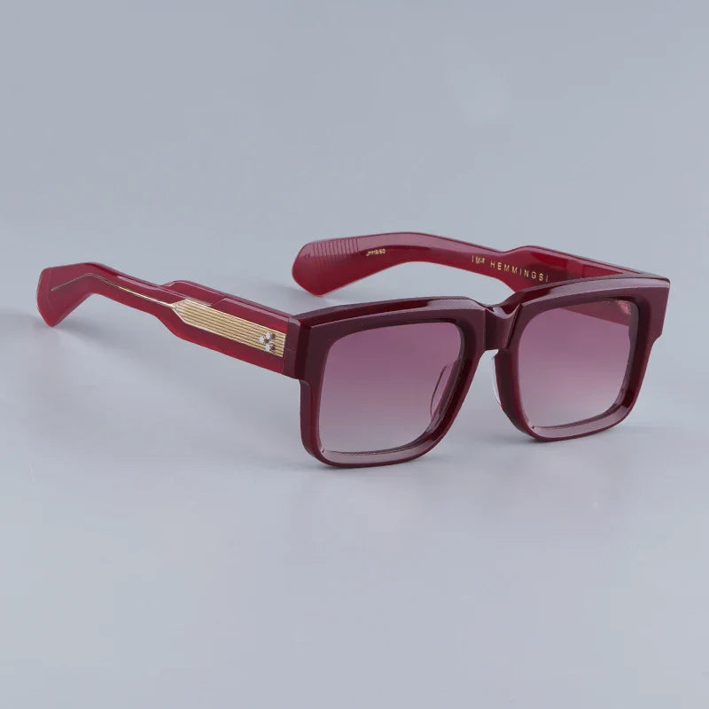 Jacques marie mage Hemmings sunglasses the bossy classic square frame with case