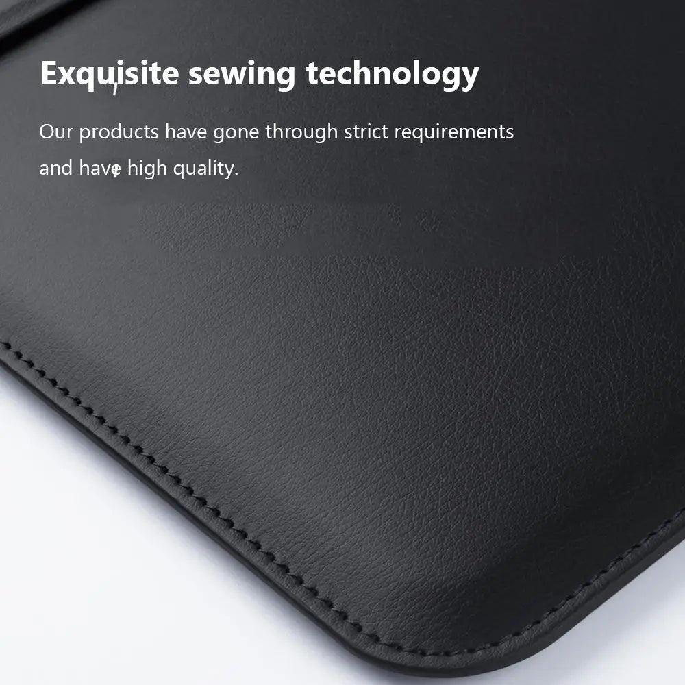 KUMON Slim Ultrabook-Hülle - 11/13/15 Zoll PU-Leder Stand