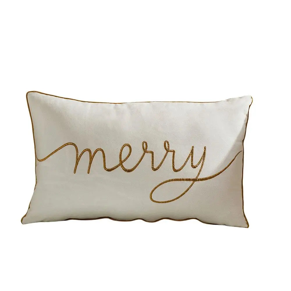 30x50cm Christmas Pillowcase Home Textile Throw Pillow Cover Cushion Case Pillowslip Xmas Home Decor Soft Rectangle Pillow Cover