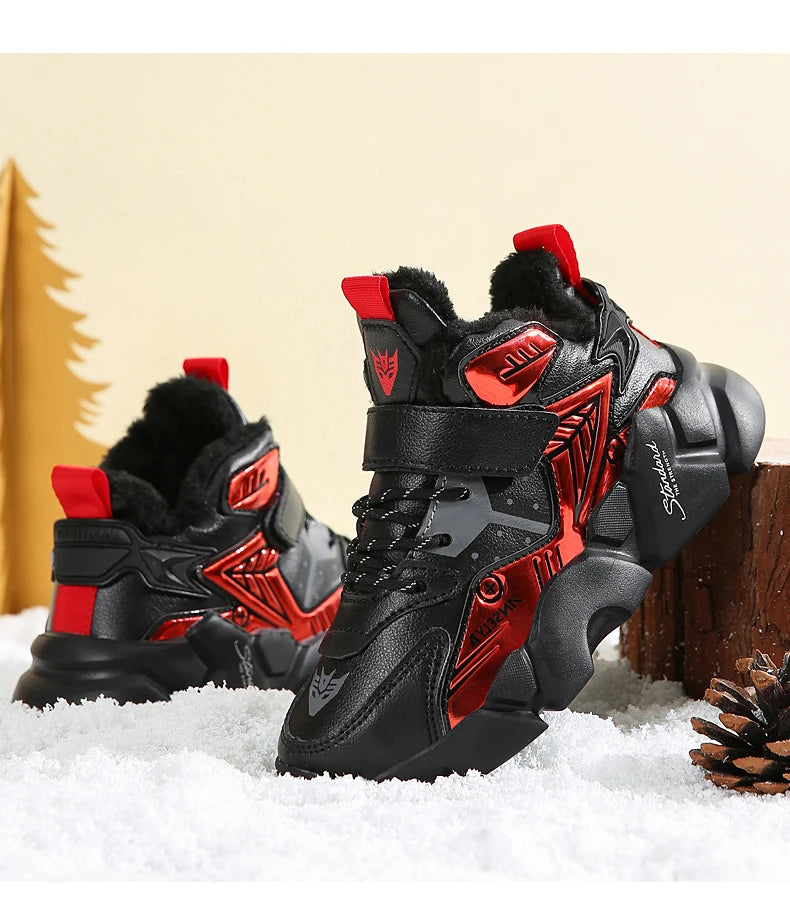 Kinder Schneestiefel für Jungen Mädchen Hochwertige Winter Warme Wasserdichte Kinder Mode Sportschuhe Turnschuhe Mädchen Schneestiefel