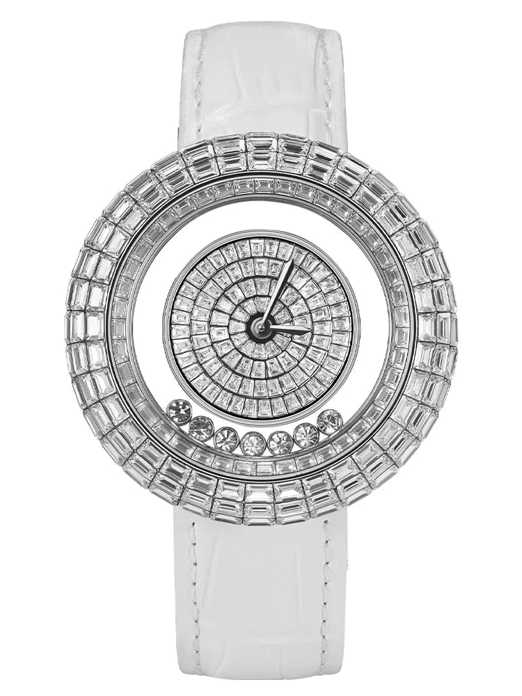 Women fashion crystal quartz wristwatch elegant bracelet ladies gift