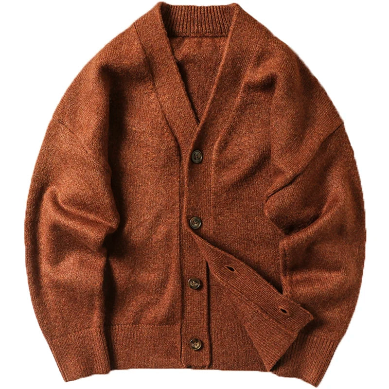 American Vintage Herren Cardigan Warm - Stark, M/L, V-Auss.