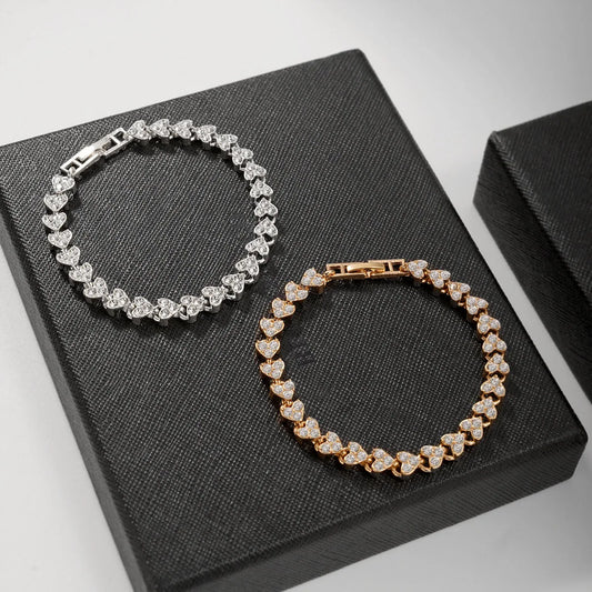 Luxus Römisch Kristall Geometrisch Kette Armbänder Für Frauen Trendy 2024 Goth Voller Strass Charm Bangles Hochzeit Schmuck Accessoires
