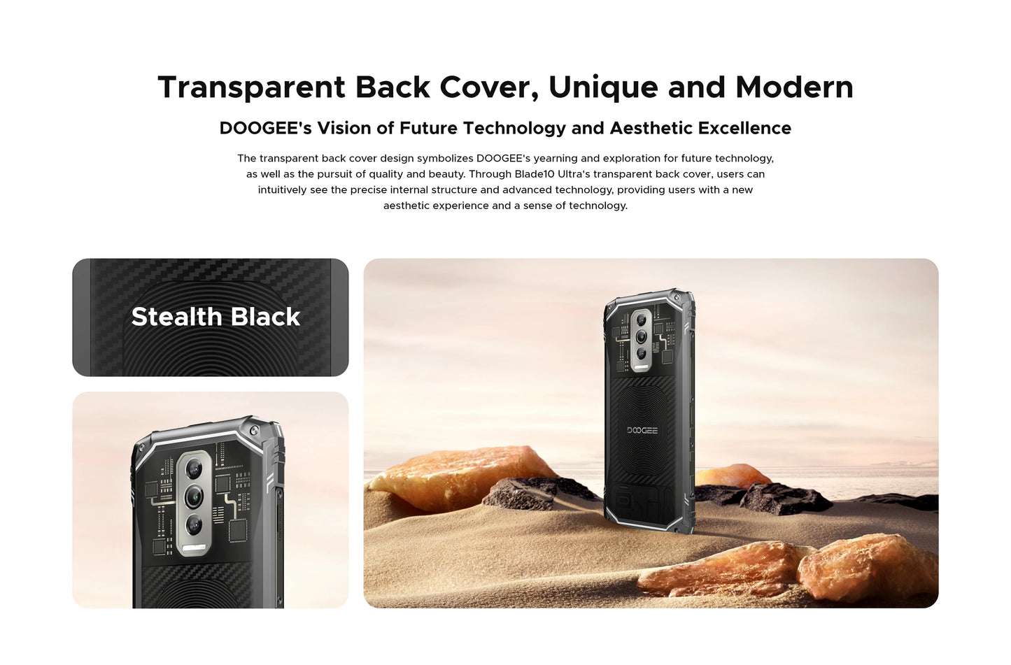 DOOGEE Blade10 Ultra Outdoor-Smartphone - 256 GB, 5150 mAh, 6,56 Zoll