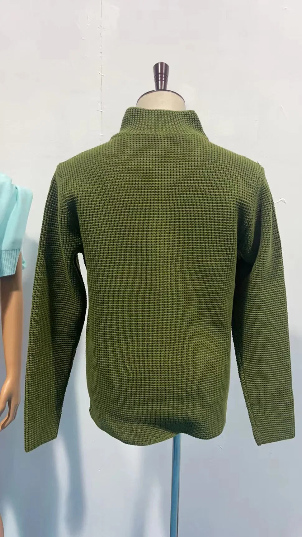 mandylandy Cardigan Stehkragen Slim Fit - Größe M Polyester