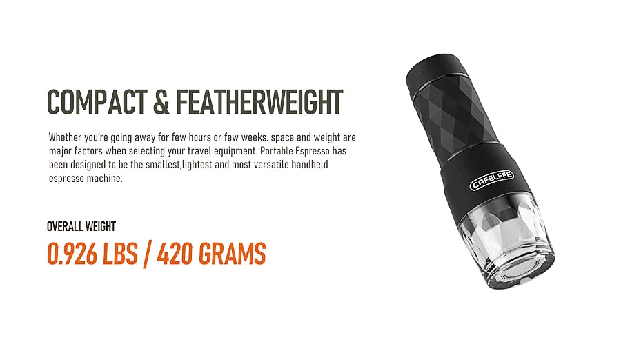 Cafelffe 3 In1 Portable Coffee Machine Hot/Cold Water Manual Espresso Maker For Capsule & Ground Hand Press Brewer hiking Travel