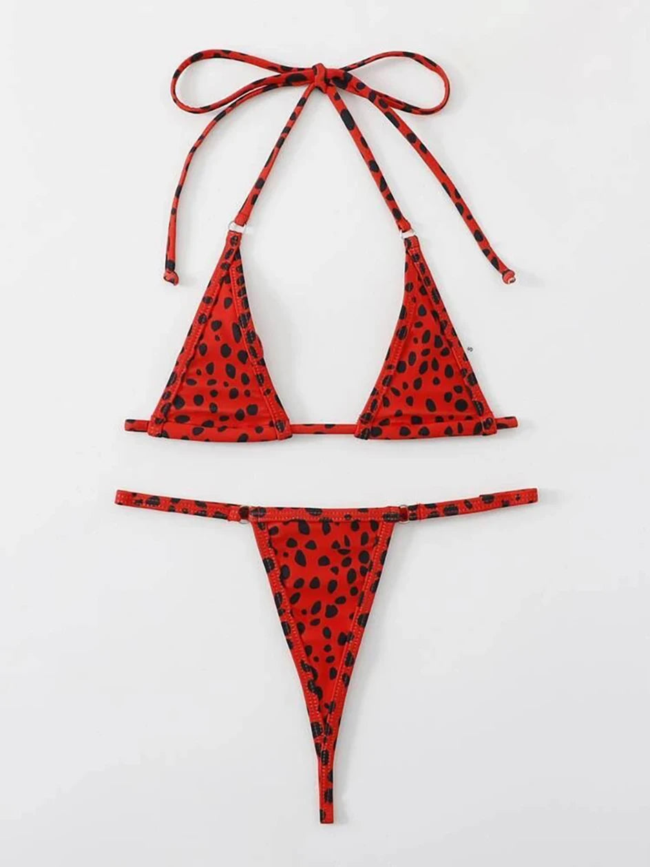 Elegant Micro Bikini Frauen Schwimmanzug Wire-Free Support Low Waist Mini Tanga Brazilian Bikinis Sets
